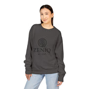 ZENIQBySAU | Zen Inspired Crewneck Sweatshirt, Unisex Garment Dyed Pullover, Comfortable Design, Ideal for Relaxation, Perfect Gift for Nature Lovers