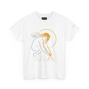 Artistic Unisex Heavy Cotton Tee - Minimalist Graphic Design, Casual Wear, Gift for Him/Her, Everyday Style, Summer Fashion