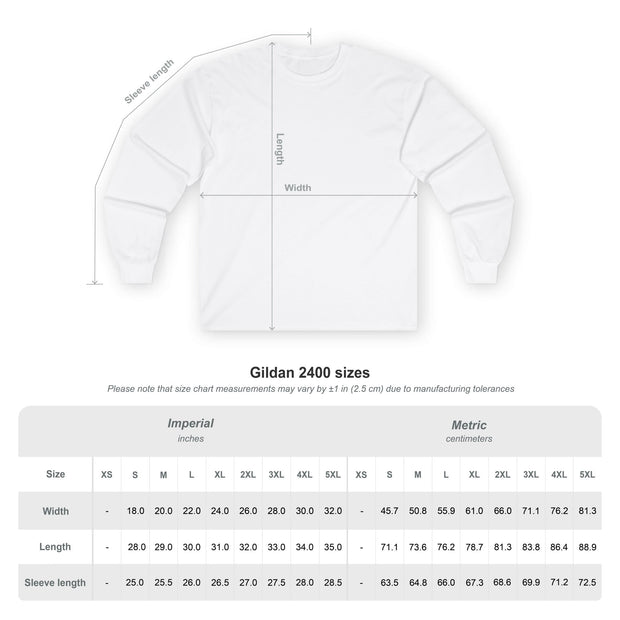 Minimalist Long Sleeve Tee with 'Magnitski' Design - Unisex Cotton Shirt, Casual Wear, Gift for Friends, Stylish Apparel, Everyday Comfort