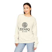 ZENIQBySAU | Zen Inspired Crewneck Sweatshirt, Unisex Garment Dyed Pullover, Comfortable Design, Ideal for Relaxation, Perfect Gift for Nature Lovers