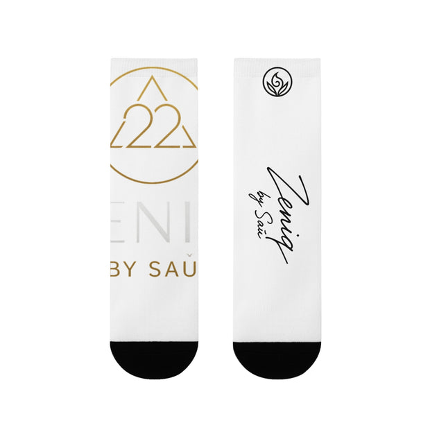 Chic Sublimation Crew Socks - Stylish Everyday Wear, Gifts for Friends, Athleisure, Fashion Accessories, Holiday Gift Ideas