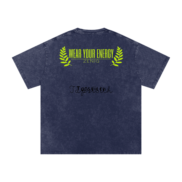 Acid Wash Oversize T-Shirt - 250 GSM