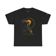 Artistic Unisex Heavy Cotton Tee - Minimalist Graphic Design, Casual Wear, Gift for Him/Her, Everyday Style, Summer Fashion