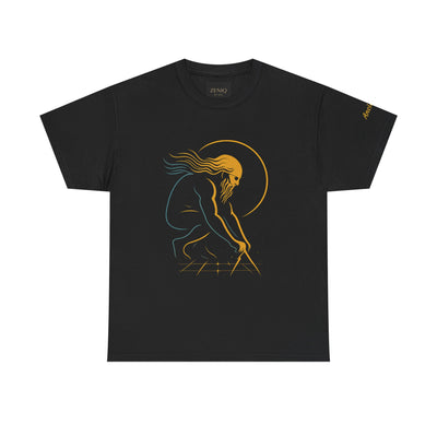 Artistic Unisex Heavy Cotton Tee - Minimalist Graphic Design, Casual Wear, Gift for Him/Her, Everyday Style, Summer Fashion