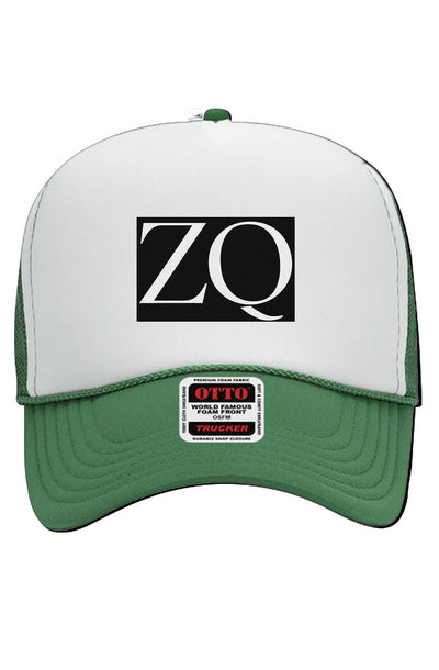 ZENIQBySAÛ | Otto White Foam Front 5 Panel Trucker Hat