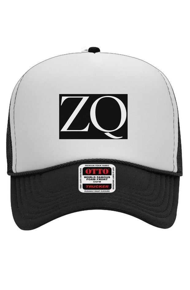 ZENIQBySAÛ | Otto White Foam Front 5 Panel Trucker Hat