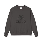 ZENIQBySAU | Zen Inspired Crewneck Sweatshirt, Unisex Garment Dyed Pullover, Comfortable Design, Ideal for Relaxation, Perfect Gift for Nature Lovers