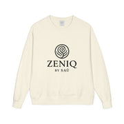 ZENIQBySAU | Zen Inspired Crewneck Sweatshirt, Unisex Garment Dyed Pullover, Comfortable Design, Ideal for Relaxation, Perfect Gift for Nature Lovers