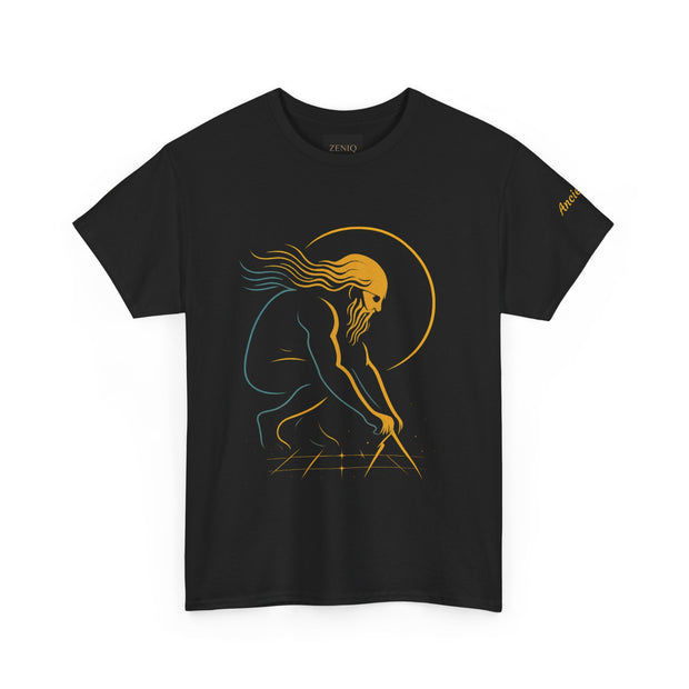 Artistic Unisex Heavy Cotton Tee - Minimalist Graphic Design, Casual Wear, Gift for Him/Her, Everyday Style, Summer Fashion