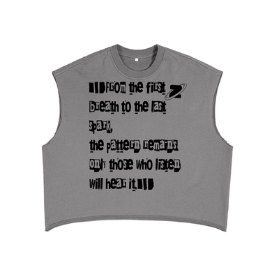 French Terry Boxy Tank Top
