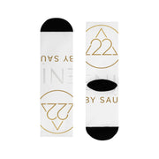 Chic Sublimation Crew Socks - Stylish Everyday Wear, Gifts for Friends, Athleisure, Fashion Accessories, Holiday Gift Ideas