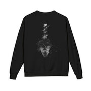 ZENIQBySAU | Zen Inspired Crewneck Sweatshirt, Unisex Garment Dyed Pullover, Comfortable Design, Ideal for Relaxation, Perfect Gift for Nature Lovers