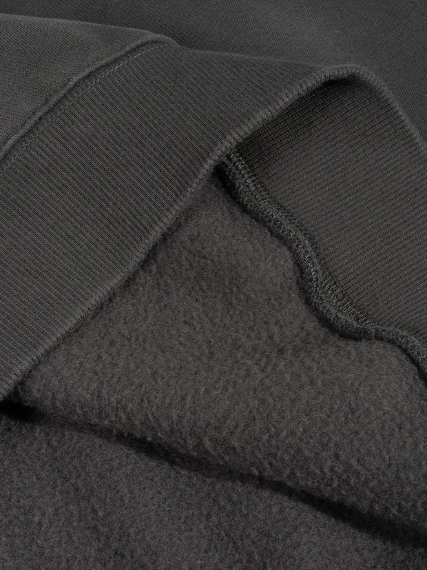 Frayed Sunfade Boxy Fleece Hoodie
